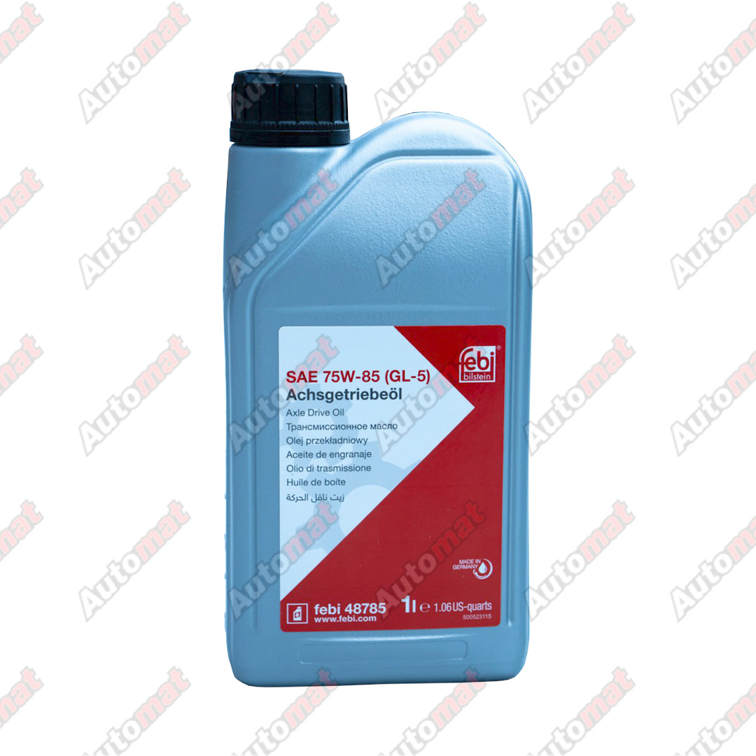 Масло трансмиссионное SAE 75W-85 (GL-5) 1л Febi