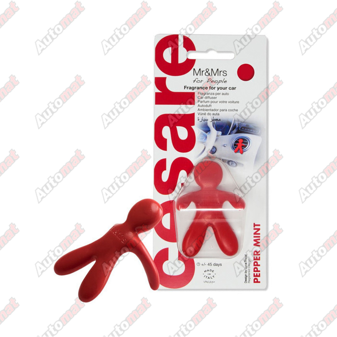 Ароматизатор для автомобиля CESARE / Красный / Peppermint