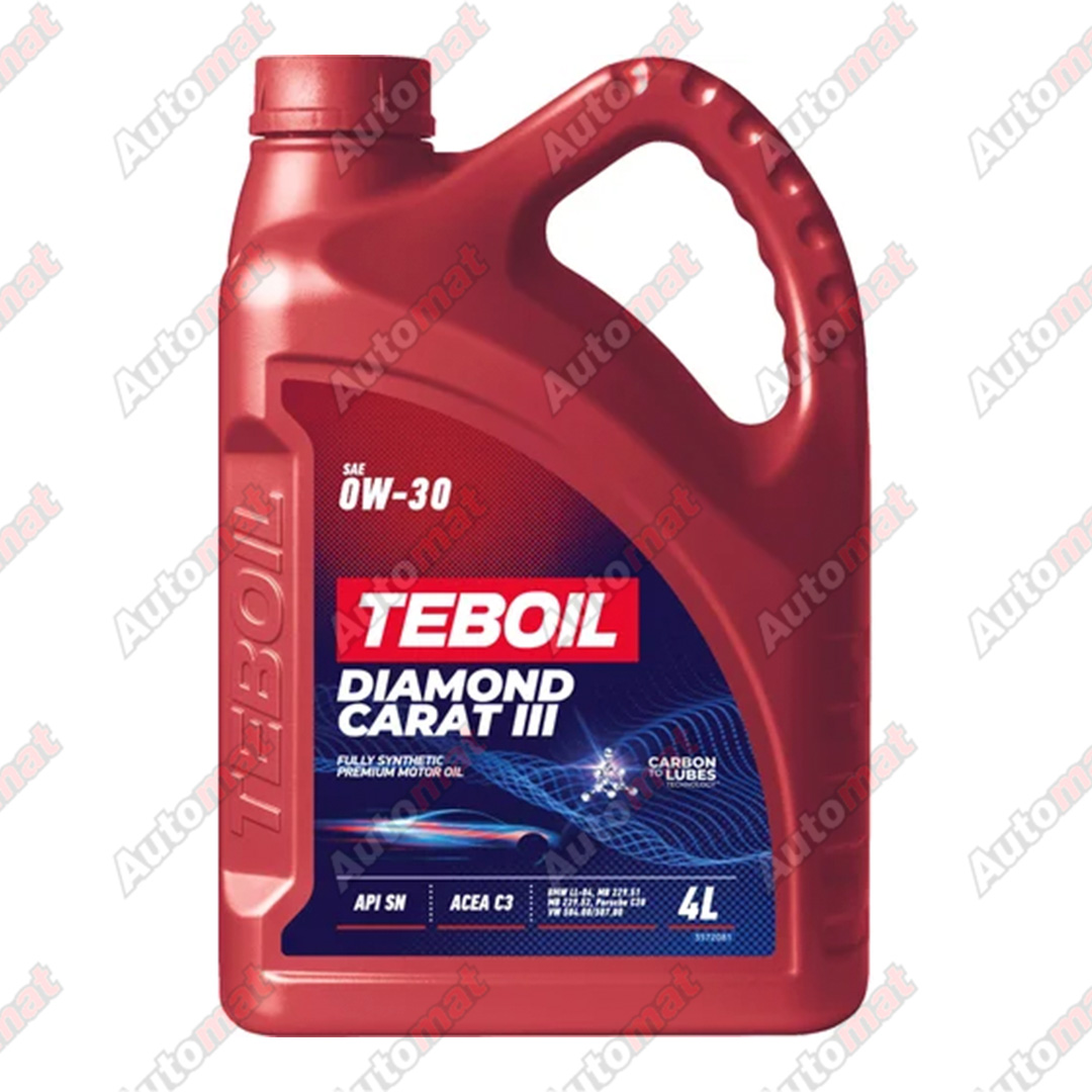 Масло моторное Teboil Diamond Carat III 0W-30, 4л