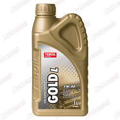 Масло моторное Teboil Gold L 5W-40 синтетическое, 1л